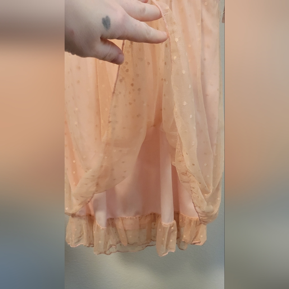 Inspires Hearts Blush Polkadot Juniors Dress - Picture 5 of 8